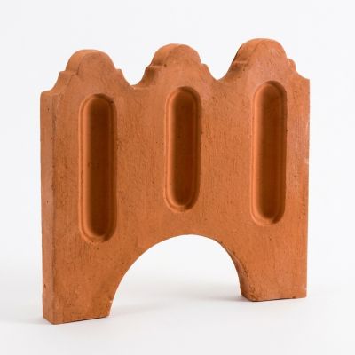 Fluted Garden Edging - Terracotta