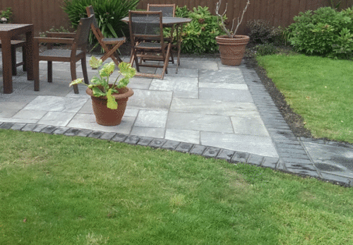 Ideas for Patio border